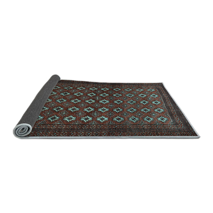 Sideview of Persian Light Blue Traditional Rug, tr1805lblu