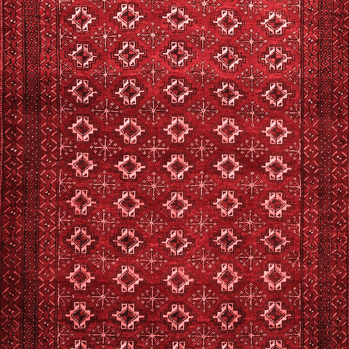 Machine Washable Persian Red Traditional Rug, wshtr1805red