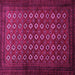 Square Persian Pink Traditional Rug, tr1805pnk