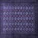 Square Persian Blue Traditional Rug, tr1805blu