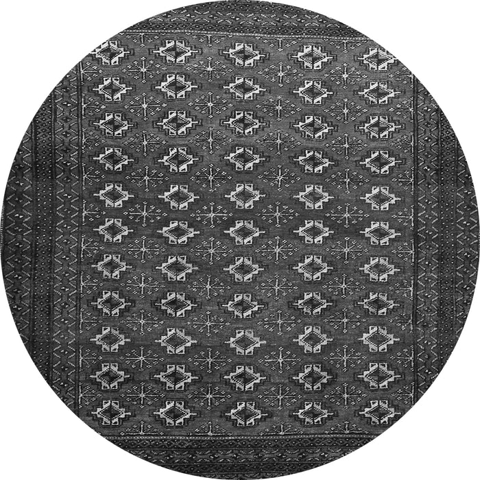Machine Washable Persian Gray Traditional Rug, wshtr1805gry
