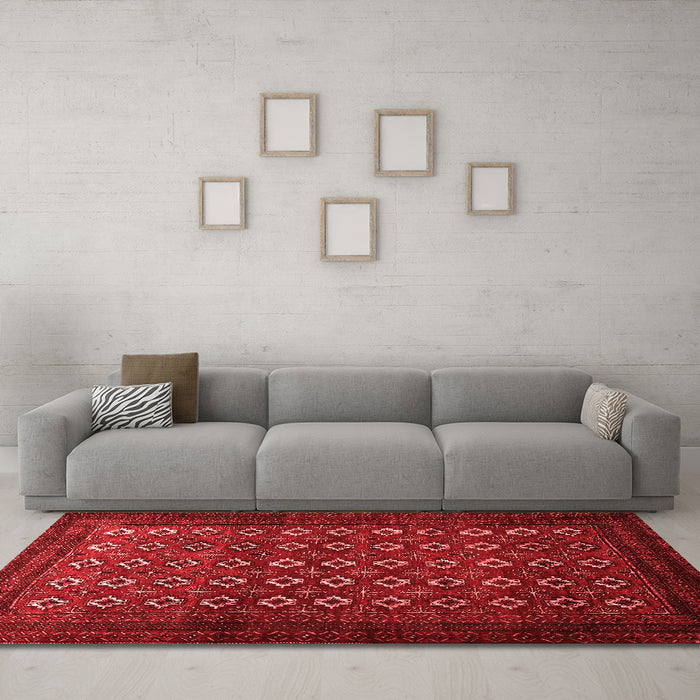 Traditional Red Washable Rugs