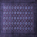 Square Machine Washable Persian Blue Traditional Rug, wshtr1805blu