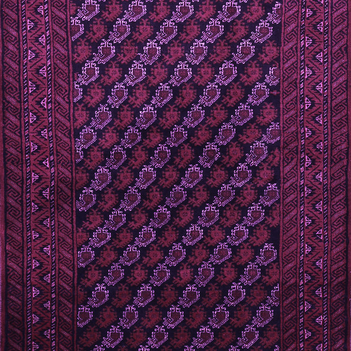 Machine Washable Persian Purple Traditional Area Rugs, wshtr1806pur