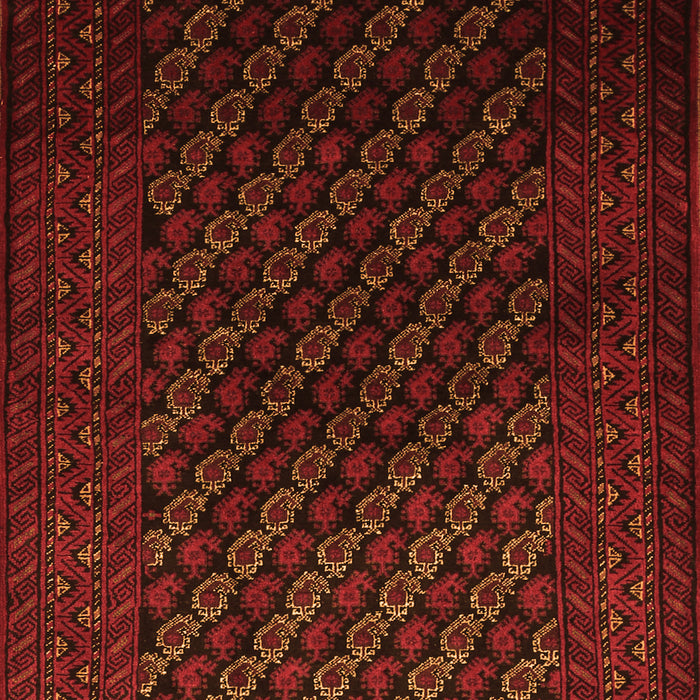 Serging Thickness of Machine Washable Persian Orange Traditional Area Rugs, wshtr1806org