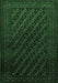 Machine Washable Persian Emerald Green Traditional Area Rugs, wshtr1806emgrn