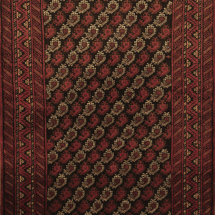 Machine Washable Persian Brown Traditional Rug, wshtr1806brn