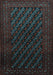 Persian Light Blue Traditional Rug, tr1806lblu