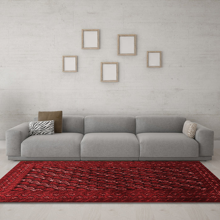 Traditional Red Washable Rugs