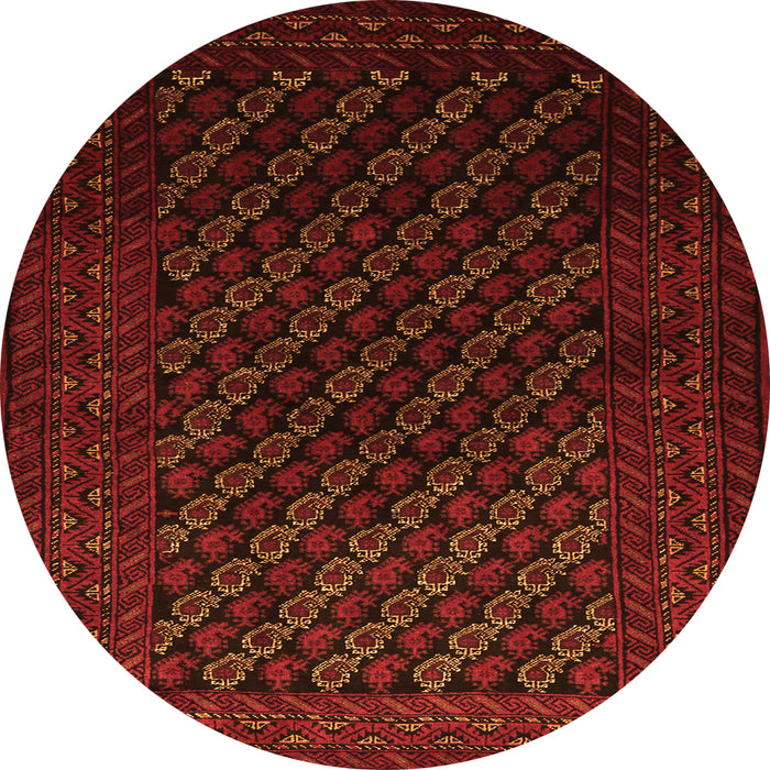 Square Persian Orange Traditional Rug, tr1806org