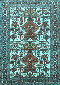 Persian Light Blue Traditional Rug, tr1807lblu