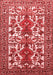 Persian Red Traditional Area Rugs