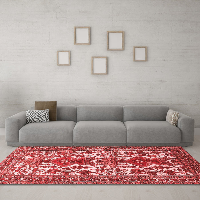 Traditional Red Washable Rugs
