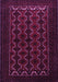 Machine Washable Persian Purple Traditional Area Rugs, wshtr1808pur