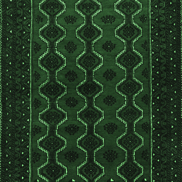 Machine Washable Persian Emerald Green Traditional Area Rugs, wshtr1808emgrn