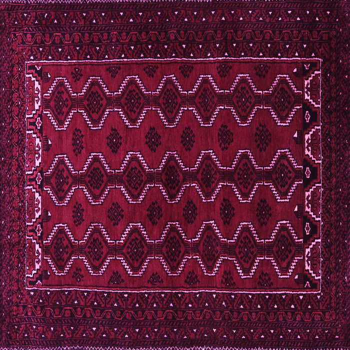 Square Persian Pink Traditional Rug, tr1808pnk