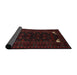 Sideview of Traditional Chocolate Brown Persian Rug, tr1809