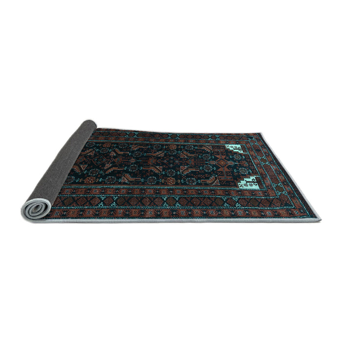 Sideview of Persian Light Blue Traditional Rug, tr1809lblu