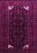 Machine Washable Persian Pink Traditional Rug, wshtr1809pnk