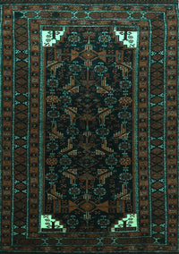 Persian Turquoise Traditional Rug, tr1809turq