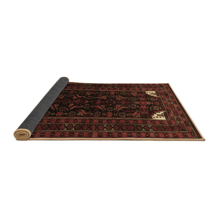 Sideview of Persian Brown Traditional Rug, tr1809brn