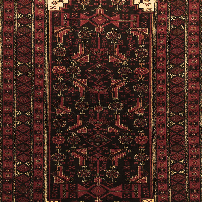 Machine Washable Persian Brown Traditional Rug, wshtr1809brn