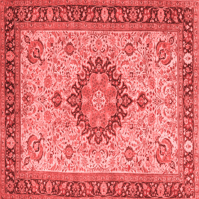 Medallion Red Traditional Rug, tr180red