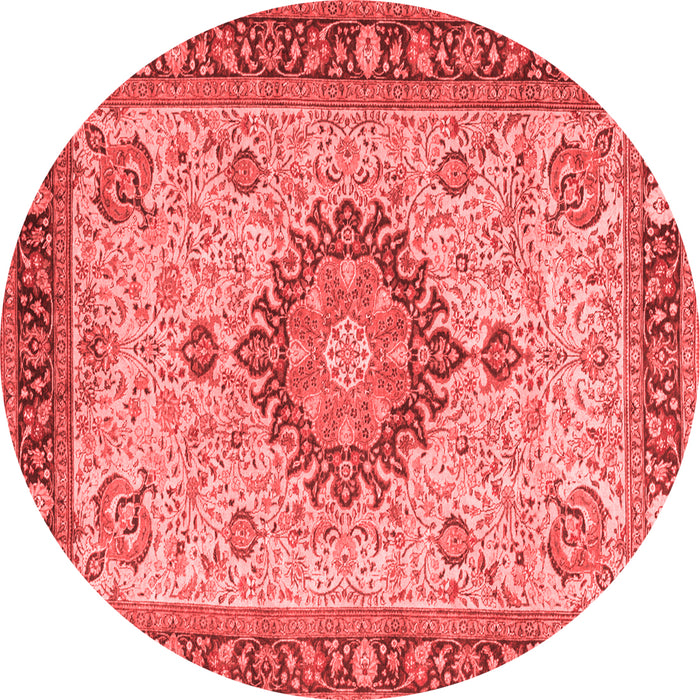 Medallion Red Traditional Rug, tr180red