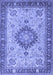 Medallion Blue Traditional Rug, tr180blu