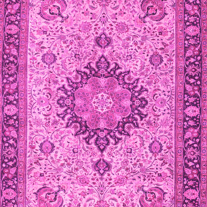 Medallion Pink Traditional Rug, tr180pnk
