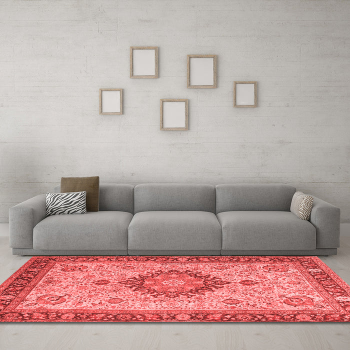 Traditional Red Washable Rugs