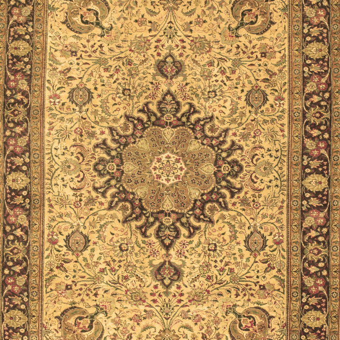 Medallion Brown Traditional Rug, tr180brn