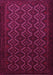 Machine Washable Persian Pink Traditional Rug, wshtr1810pnk