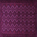 Square Persian Purple Traditional Rug, tr1810pur