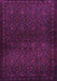 Machine Washable Persian Purple Traditional Area Rugs, wshtr1811pur