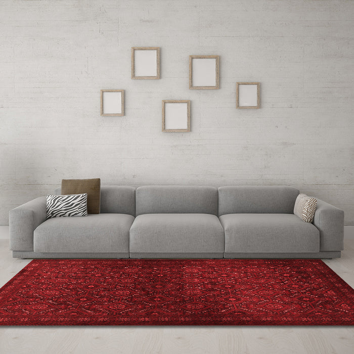 Traditional Red Washable Rugs