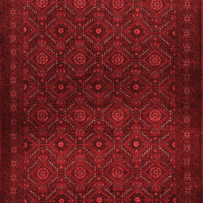 Machine Washable Persian Red Traditional Rug, wshtr1811red