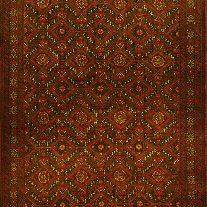 Machine Washable Persian Yellow Traditional Rug, wshtr1811yw