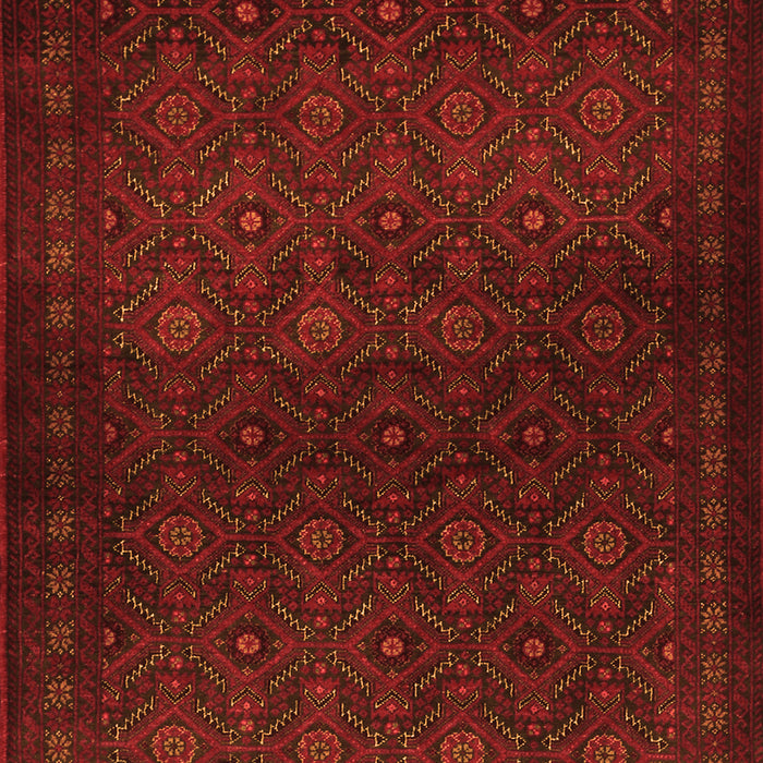 Serging Thickness of Machine Washable Persian Orange Traditional Area Rugs, wshtr1811org