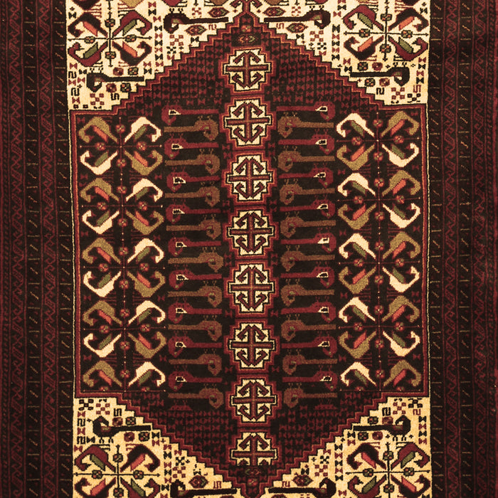 Machine Washable Persian Brown Traditional Rug, wshtr1812brn