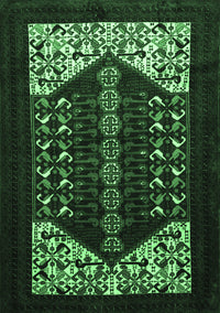 Persian Emerald Green Traditional Rug, tr1812emgrn