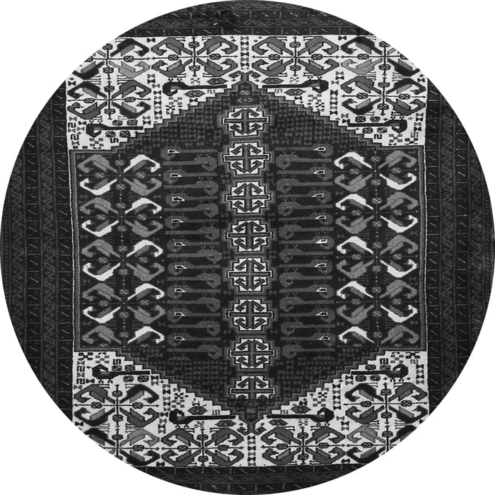 Machine Washable Persian Gray Traditional Rug, wshtr1812gry