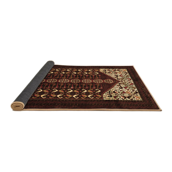 Sideview of Persian Brown Traditional Rug, tr1812brn