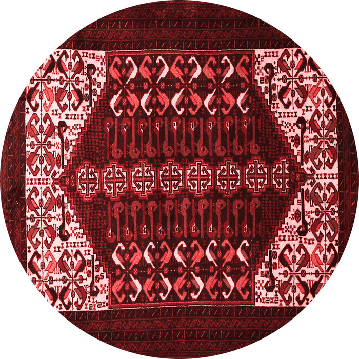 Machine Washable Persian Red Traditional Rug, wshtr1812red