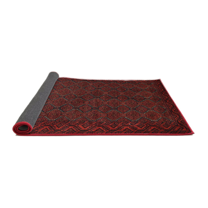 Sideview of Traditional Cranberry Red Persian Rug, tr1813