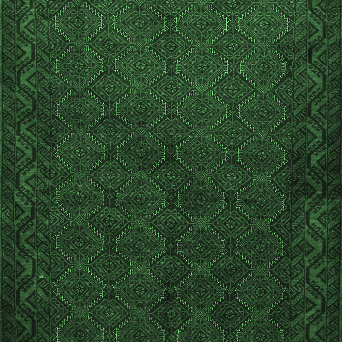 Machine Washable Persian Emerald Green Traditional Area Rugs, wshtr1813emgrn