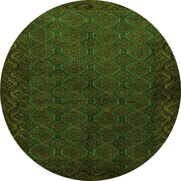 Machine Washable Persian Green Traditional Area Rugs, wshtr1813grn
