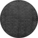 Machine Washable Persian Gray Traditional Rug, wshtr1813gry