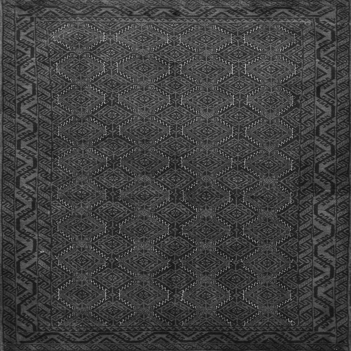 Serging Thickness of Persian Gray Traditional Rug, tr1813gry