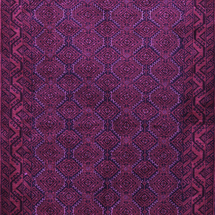 Machine Washable Persian Purple Traditional Area Rugs, wshtr1813pur